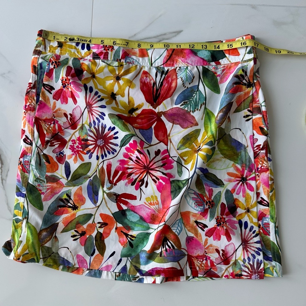 RipSkirt Hawaii Wildflower Watercolor Floral, Length 2, Wrap Skirt, EUC, Sz.L - Picture 8 of 12